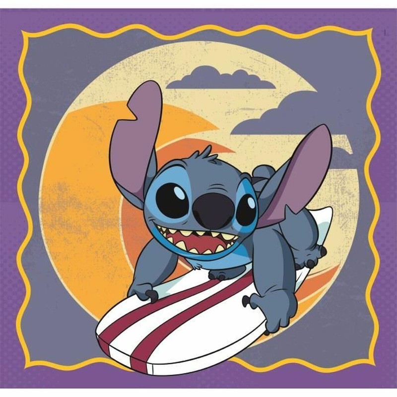 Set de 3 puzzles de 48 piezas de Stitch, ideal para regalo
