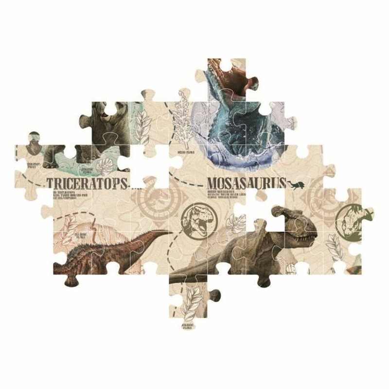 Bloques construcción infantiles puzzle temático Jurassic World