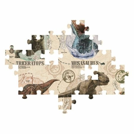 Bloques construcción infantiles puzzle temático Jurassic World