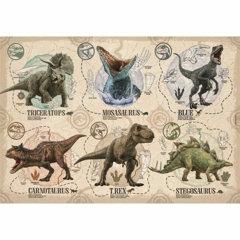 Caja Puzzle Clementoni Jurassic World juego de construcción