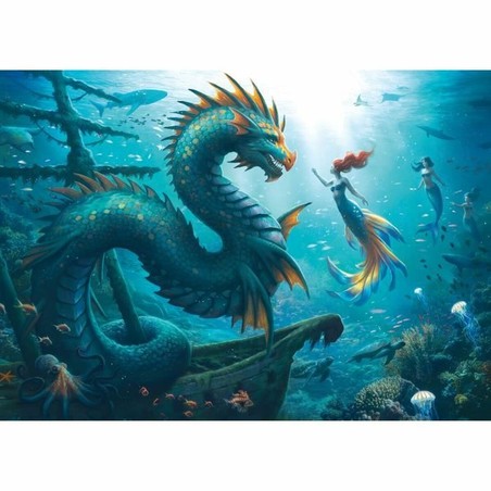 Detalle de piezas de puzzle Ravensburger de alta calidad