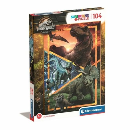 Juguetes Construcción Niños: Puzzle Clementoni Jurassic World 104 piezas