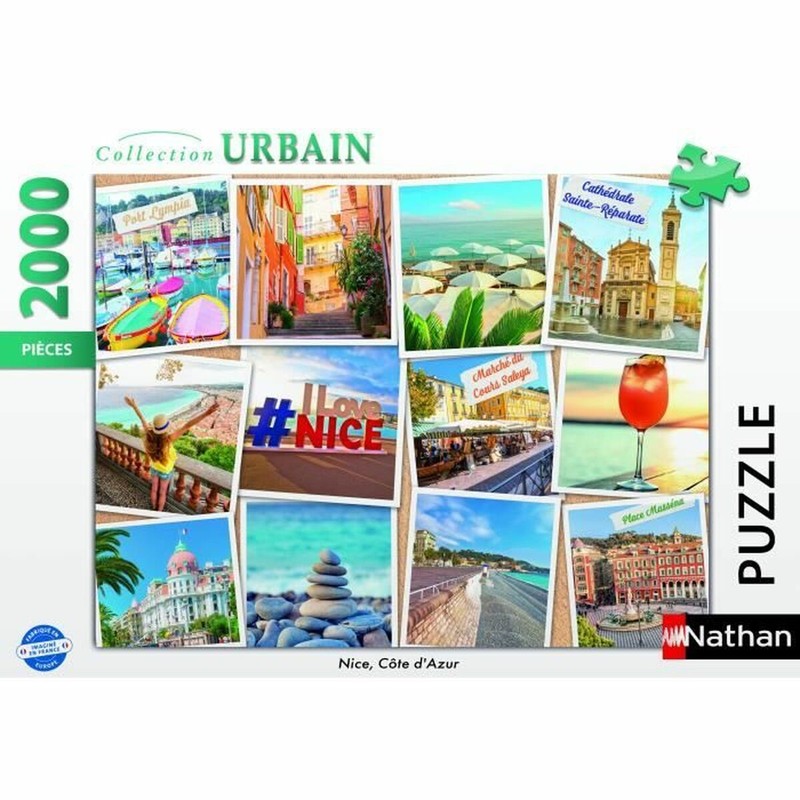Vista detallada del puzzle 2000 piezas Ravensburger Nathan en proceso de montaje