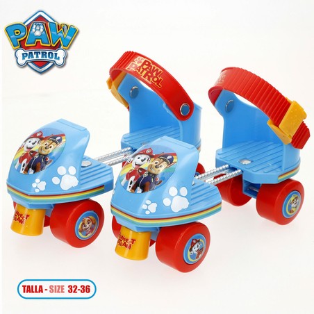 Set de dos patines Patrulla Canina para niños con temática de la serie