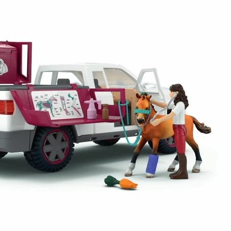 Set veterinario Schleich con figuras de caballos