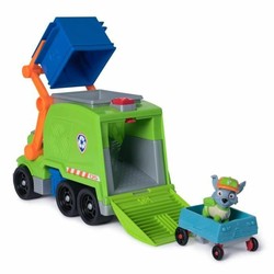 Figura Rocky Patrulla Canina con Camión Reciclaje Crush N Roll