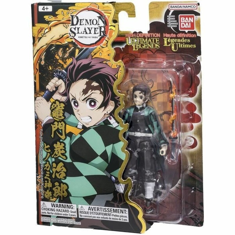 Set construcción educativo con figuras de anime Demon Slayer