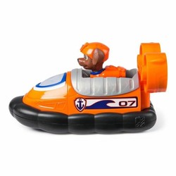 Figura de acción Zuma Paw Patrol con aerodeslizador, ideal para juguetes construcción niños.