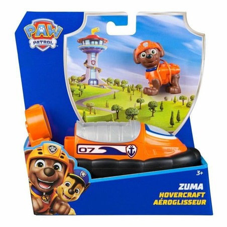 Zuma de la Patrulla Canina en su vehículo, set construcción educativo para preescolares.