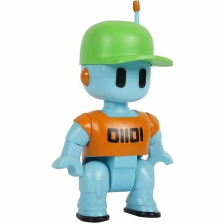 Set construcción educativo con personaje robot para niños
