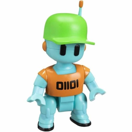 Juguete construcción motricidad fina con robot de 10 cm