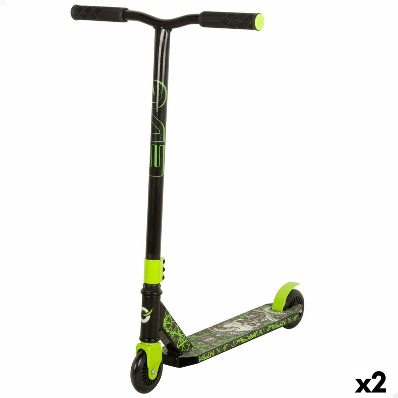 Patinete infantil EVO pack 2 unidades negro y verde