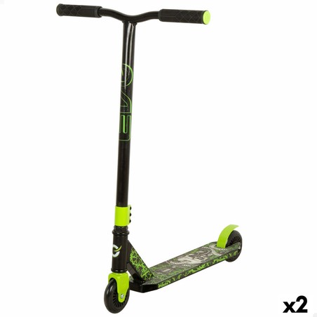 Patinete infantil EVO pack 2 unidades negro y verde