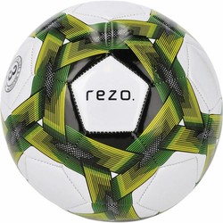 Balón de fútbol resistente Rezo amarillo blanco