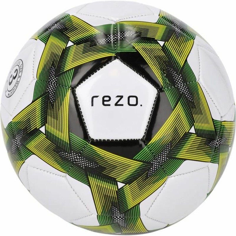 Balón de fútbol resistente Rezo amarillo blanco