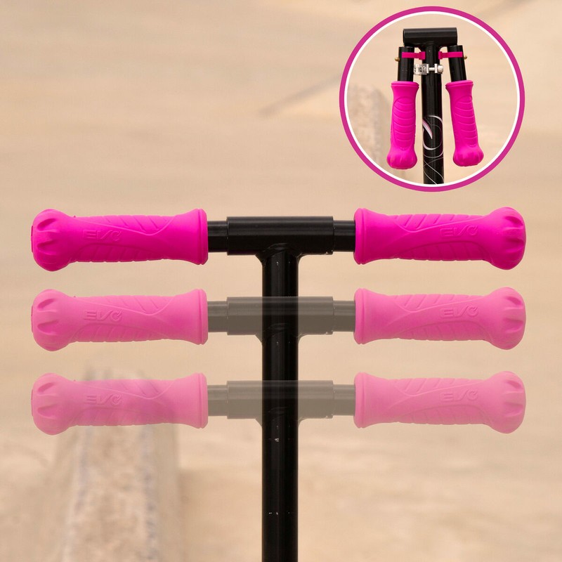 Detalles del patinete EVO Light Flash con manillar ajustable