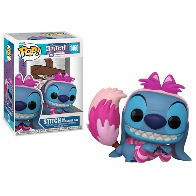 Figura Funko Pop Stitch Cheshire, vista frontal detallada