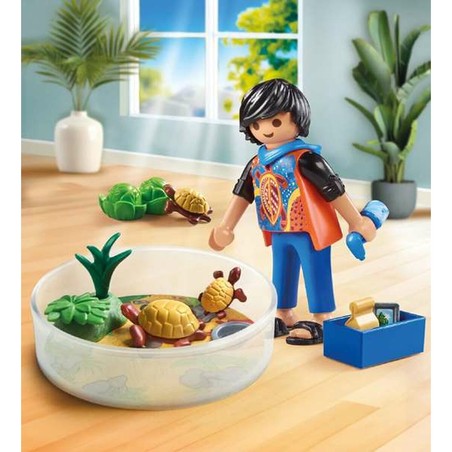 Figuras Playmobil de tortugas marinas y su hábitat