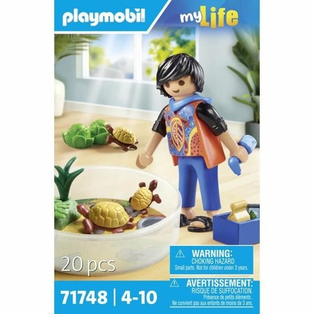 Detalles del playset Playmobil Familia de Tortugas