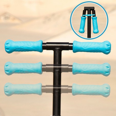 Patinete EVO plegado, ideal para transportar y guardar cómodamente