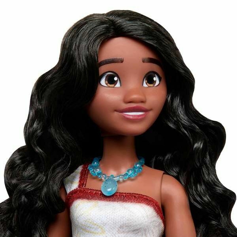 Vista trasera de las muñecas Disney Princess con sus trajes