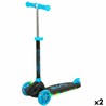 Patinete EVO azul y negro, ideal para juguetes construcción niños y su desarrollo