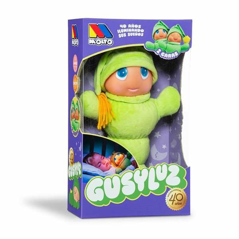 Muñeca de trapo Moltó 28 cm, compañera para juegos de construcción