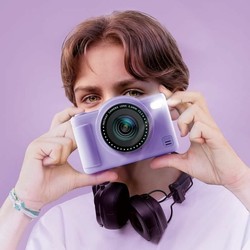 juguetes-construccion-ninos-camara-digital-violeta 2