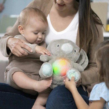 Juguete para bebés 0 meses, conejito de felpa suave y seguro.
