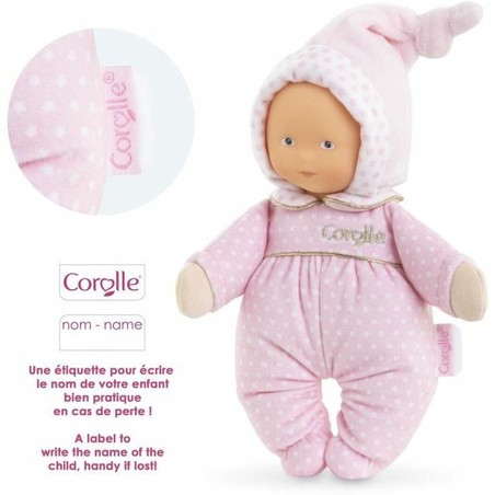 Juguete sensorial infantil: Peluche Corolle con texturas suaves