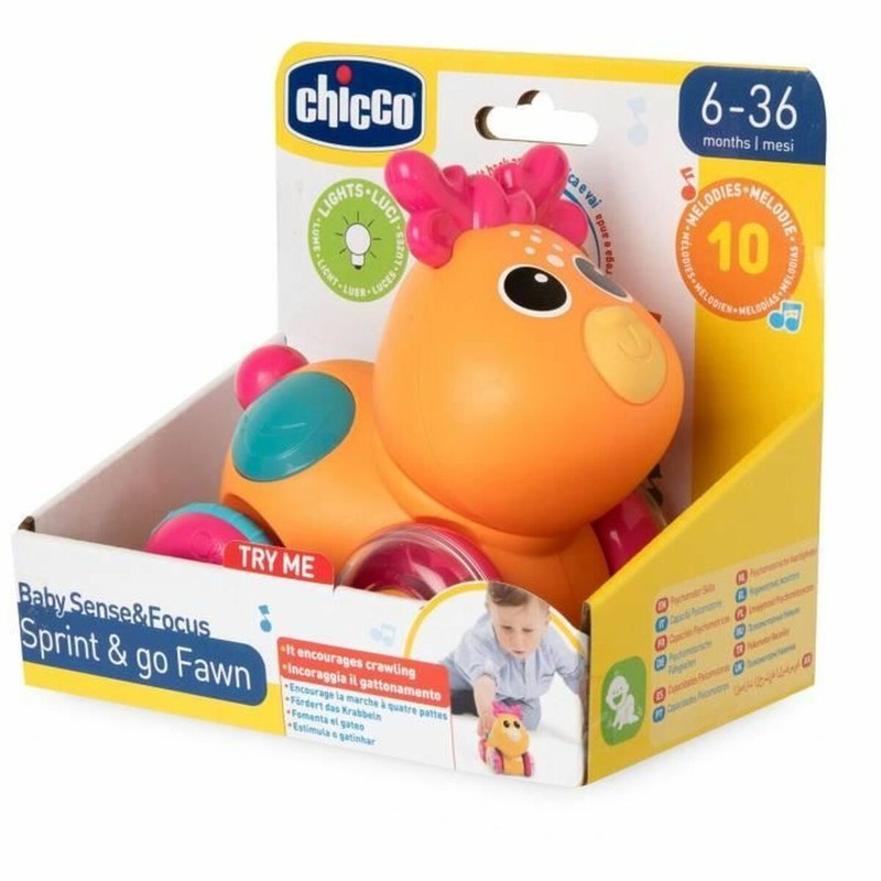 bloques construcción infantiles - Peluche arrastre Chicco luces y sonidos