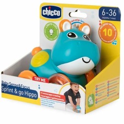 Juguetes construcción niños - Peluche Chicco Hippo Sprint&go Multicolor 2