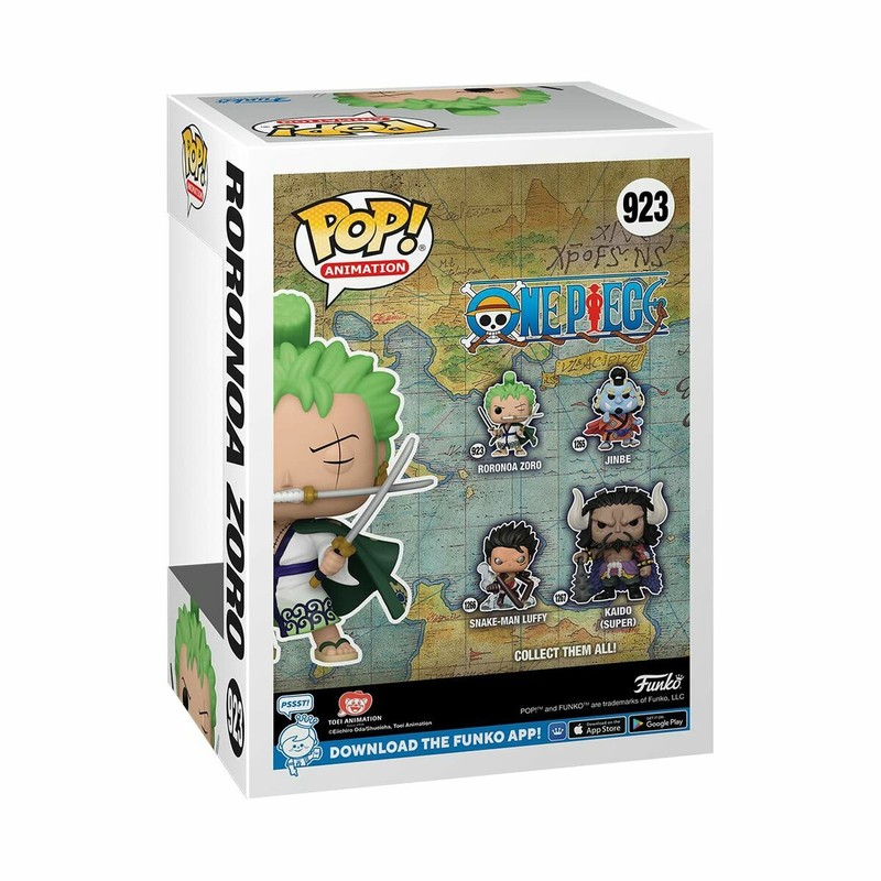 Figura Funko Pop Roronoa Zoro, colección para amantes de los bloques construcción infantiles