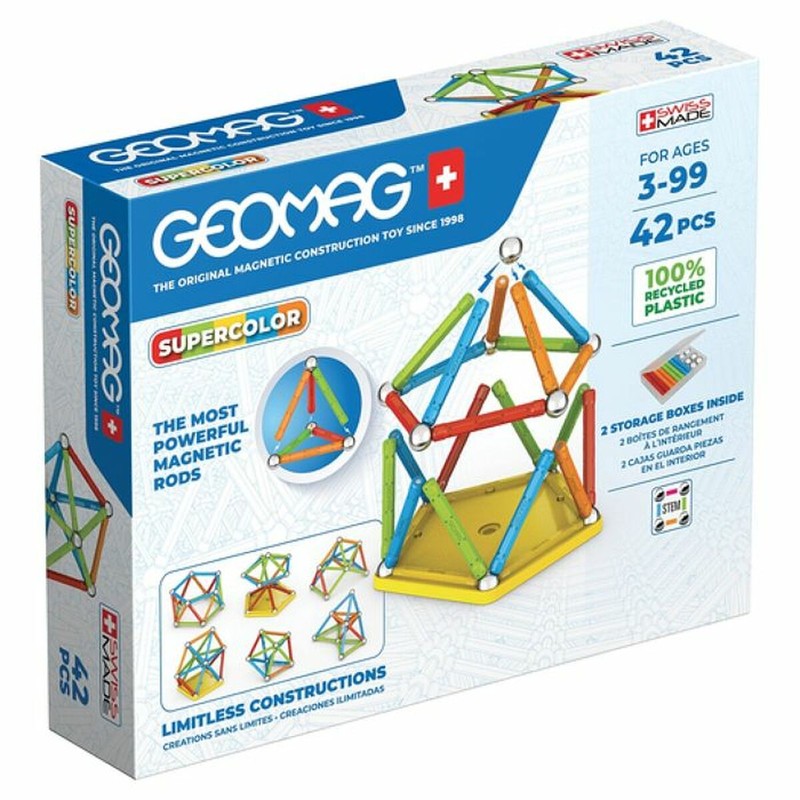 Piezas magnéticas Geomag para creatividad