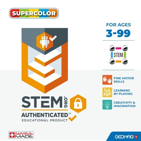 Bloques de colores Geomag estimulan aprendizaje