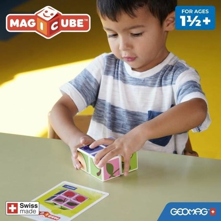 Bloques construcción infantiles magnéticos colores