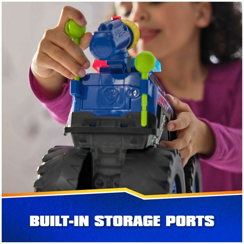 Bloques construcción infantiles vehículo Chase con luces y sonidos