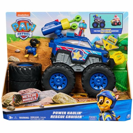 Paw Patrol Rescue Wheels Power Haulin’ Rescue Cruiser listo para misiones