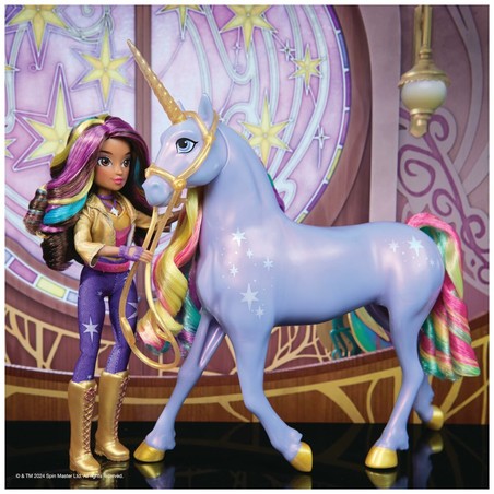 Set de juego Academia Unicornio con muñeca y unicornio