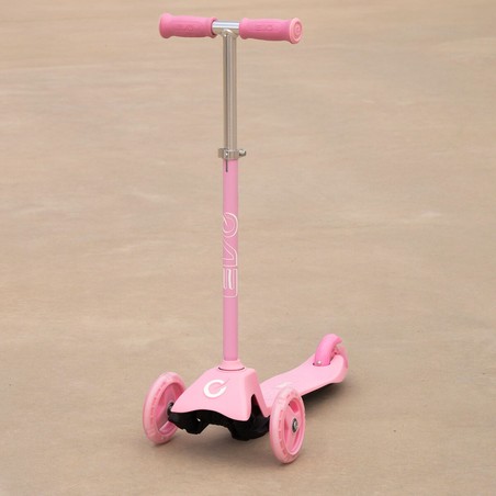 Pack 2 patinetes infantiles EVO rosa para diversión al aire libre
