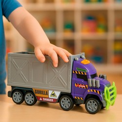 juguetes construcción niños - camión Teamsterz gorila rescate 2