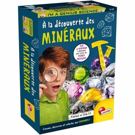 Juego de ciencia niños Lisciani Giochi excavando minerales