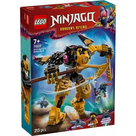 Juguetes construcción niños LEGO NINJAGO Robot Spinjitzu de Arin
