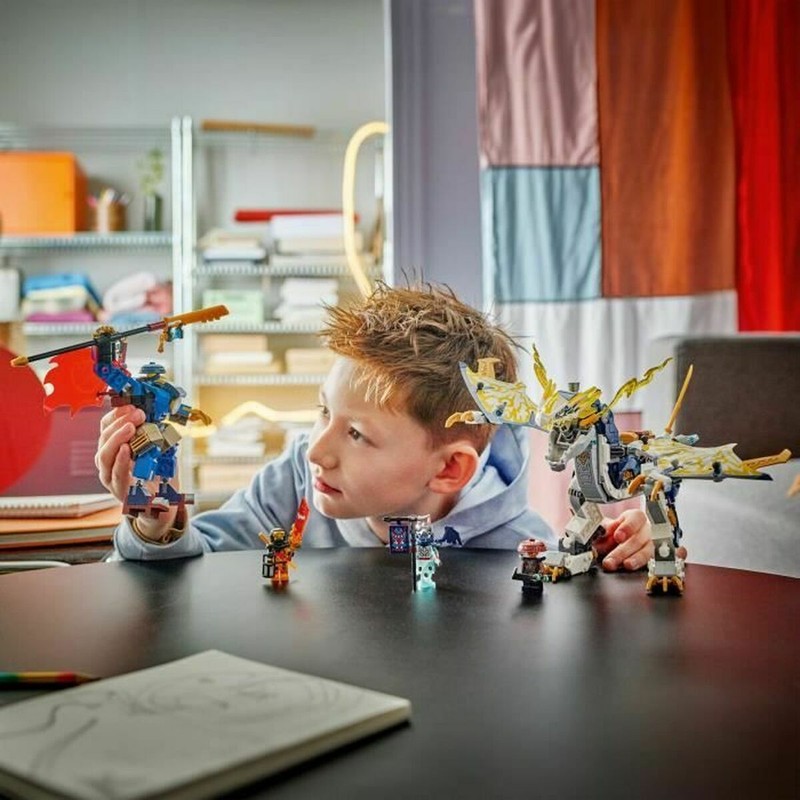 Bloques construcción infantiles set LEGO NINJAGO en acción