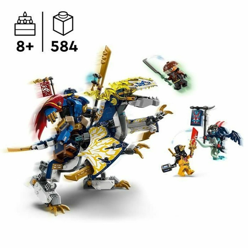 Caja del set construcción educativo LEGO NINJAGO Robot Dragón
