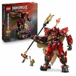 Juguetes Construcción Niños: LEGO Ninjago Fire Knight Mech en acción