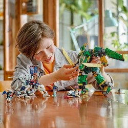 Juguetes construcción niños LEGO NINJAGO Lloyd's Mech-Blade en acción 2