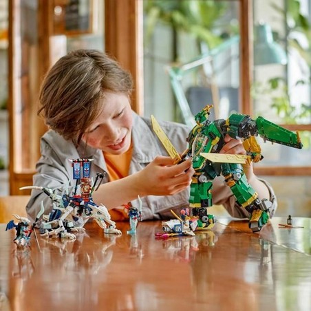 Set construcción educativo LEGO 71845 con Lloyd en su mecha