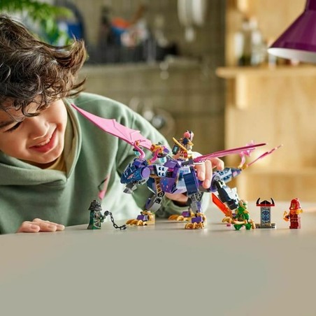 Set construcción educativo LEGO con figura de dragón