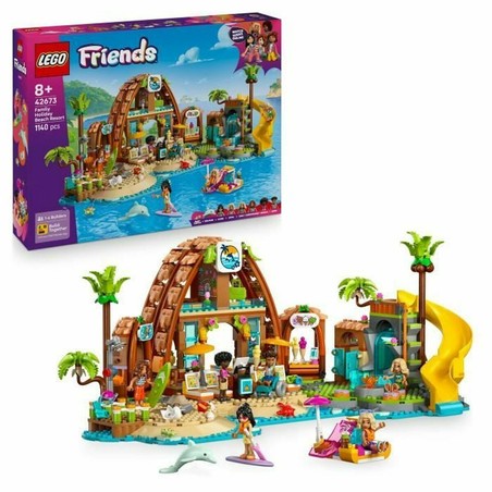 Juguetes construcción niños Lego Friends 42673 resort de playa completo.